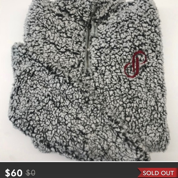 Poshmark Sherpa quarter zip pullover/jacket - Picture 2 of 2